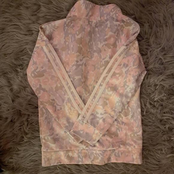Adidas Kids Jacket - Pink and Gray Camo - Picture 2 of 5